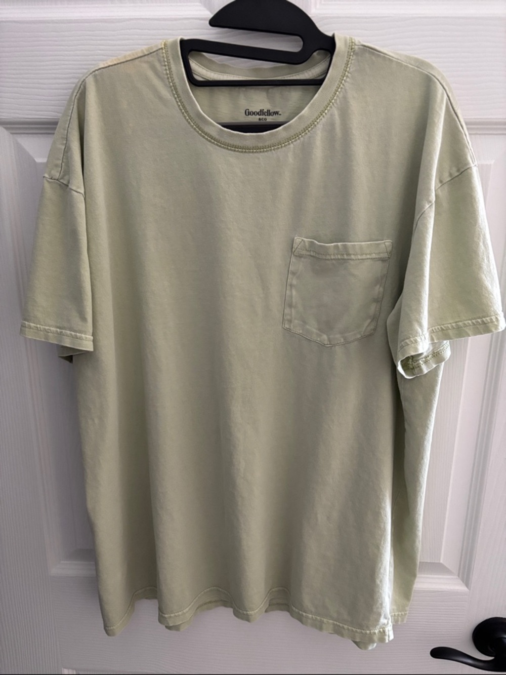 Goodfellow & Co Light Sage Short-Sleeve Pocket Tee